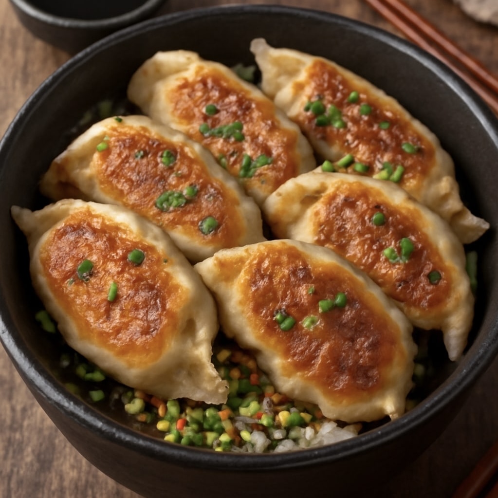 Pan-Fried Beef Dumpling